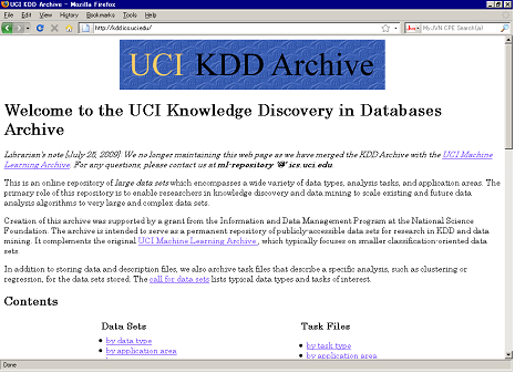 KDD Cup 1999 Data